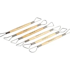 Lerslingverktyg, Rundade kanter, L: 20 cm, 6 st./ 1 förp.