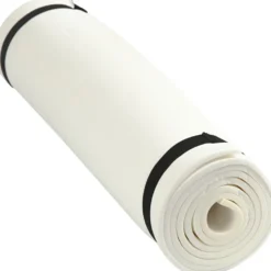 Liggunderlag, L: 180 cm, B: 50 cm, tjocklek 6 mm, vit, 1 st.