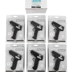 Limpistoler med lim, 130 °C - Lågtemperatur, ca. 125 cm sladd, EU, 1 set
