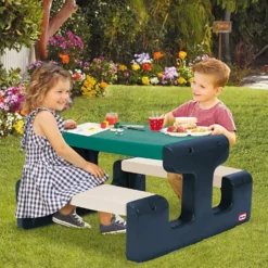 Little Tikes Bord- och bänkset, H: 49 cm, L: 82 cm, B: 33,5 cm, 1 st.
