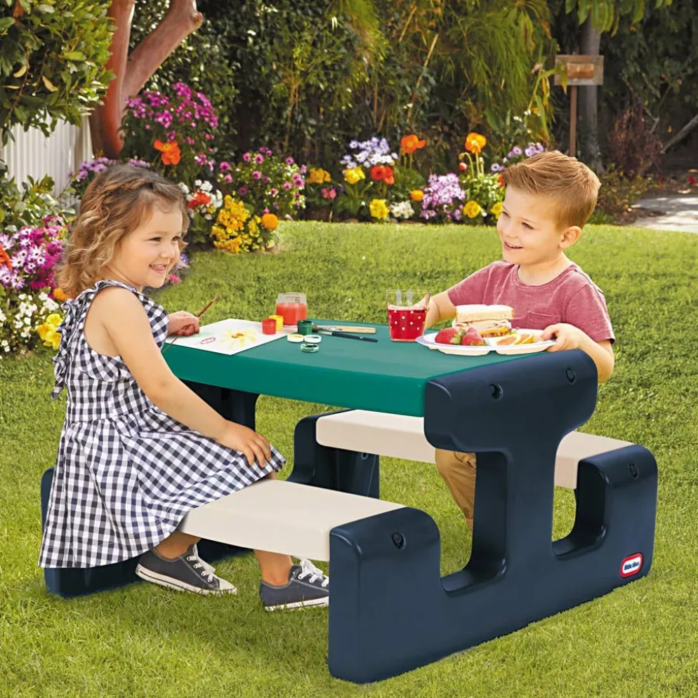 Little Tikes Bord- och bänkset, H: 49 cm, L: 82 cm, B: 33,5 cm, 1 st.
