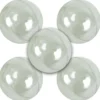 Livsmedelssäker Transparent plastboll, stl. 8 cm, 5 st./ 1 förp.