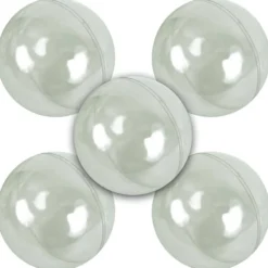 Livsmedelssäker Transparent plastboll, stl. 8 cm, 5 st./ 1 förp.