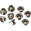 Öljetter, H: 4,5 mm, Dia. 7,5 mm, Hålstl. 4 mm, silver, 100 st./ 1 förp.