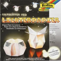 Ljuspapper, ark 30x30 cm, 80 g, vit, 12 ark/ 1 förp.