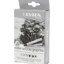 Lyra akvarellstift, grafit, 2B, 12 st./ 1 förp.