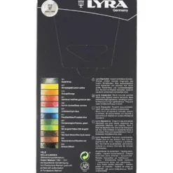 Lyra Akvarellvaxkritor, mixade färger, 12 st./ 1 förp.