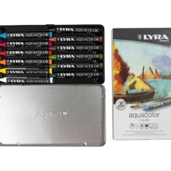 Lyra Akvarellvaxkritor, mixade färger, 12 st./ 1 förp.