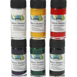 Magisk marmorfärg, standardfärger, 6x20 ml/ 1 förp.