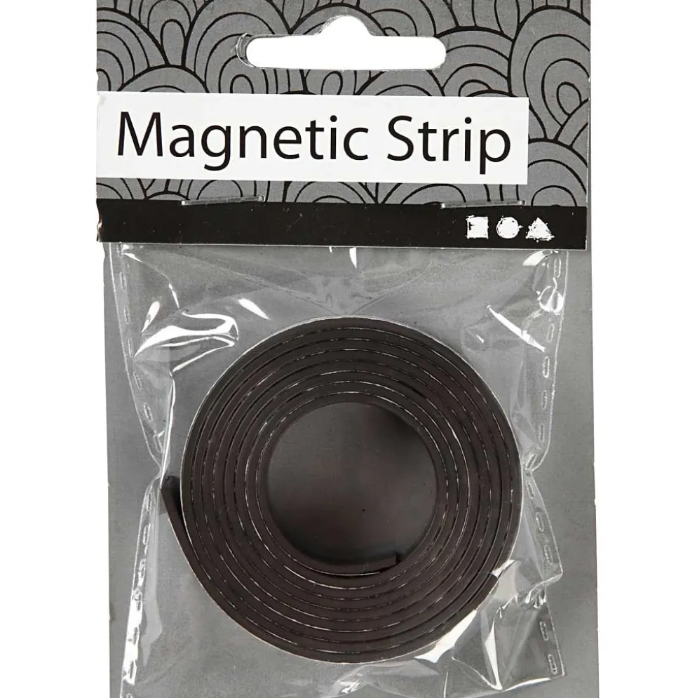 Magnetband, B: 12,5 mm, tjocklek 1,5 mm, 1 m/ 1 förp.