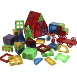 Magnetiskt Byggset, transparenta färger, 112 st./ 1 set