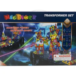 Magnetiskt Konstruktionsset, 218 st./ 1 förp.