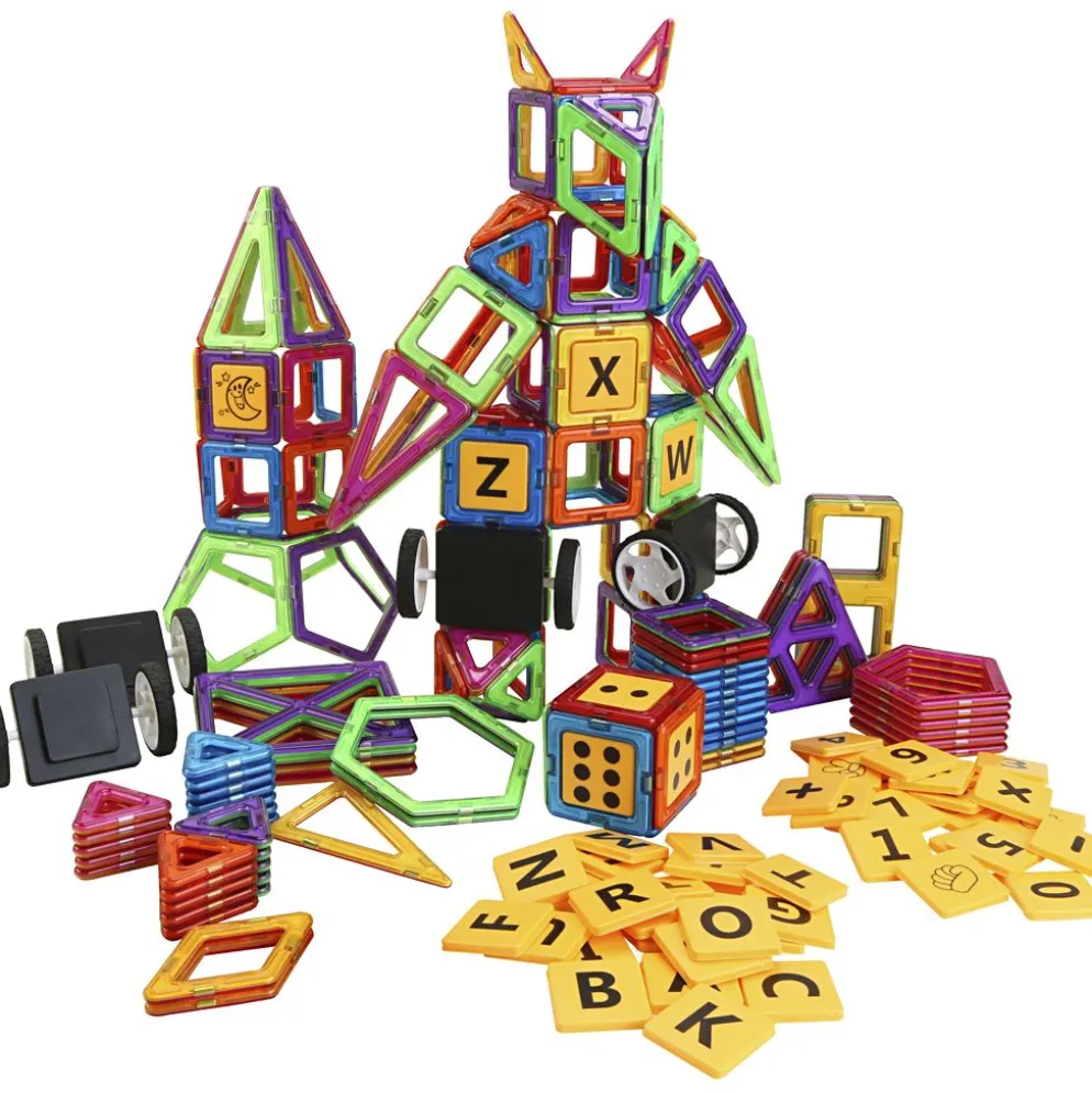 Magnetiskt Konstruktionsset, 218 st./ 1 förp.