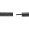 Magnetlås, stl. 3x14 mm, Hålstl. 2 mm, försilvrad, 40 st./ 1 förp.