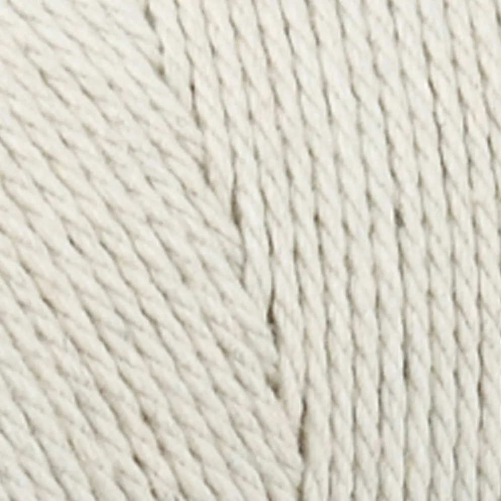 Makramésnöre, L: 315 M, tjocklek 1 mm, Tunn kvalitet 12/12, ljusnatur, 220 g/ 1 nystan