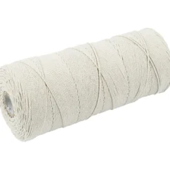 Makramésnöre, L: 315 M, tjocklek 1 mm, Tunn kvalitet 12/12, ljusnatur, 220 g/ 1 nystan