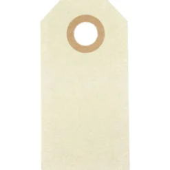 Manillamärken, stl. 3x6 cm, 250 g, cream, 30 st./ 1 förp.