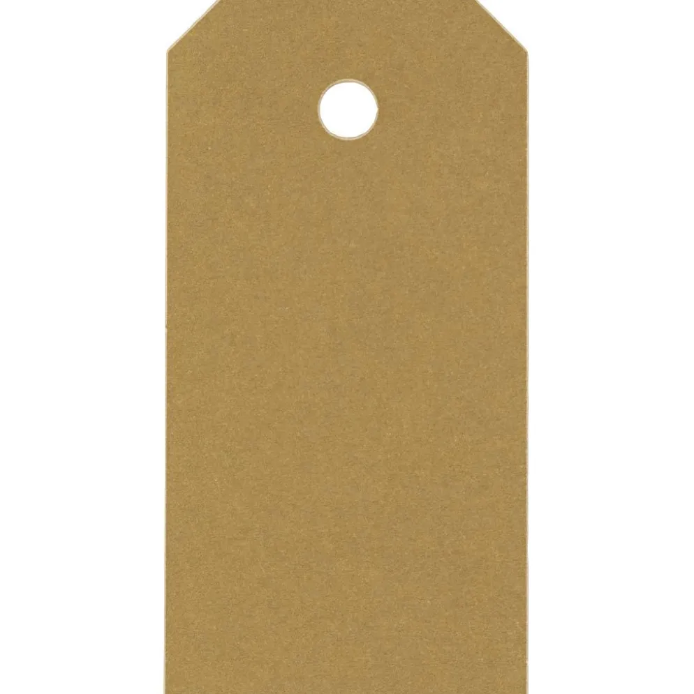 Manillamärken, stl. 4x8 cm, 250 g, guld, 1000 st./ 1 förp.