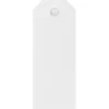 Manillamärken, stl. 3x8 cm, 220 g, vit, 20 st./ 1 förp.