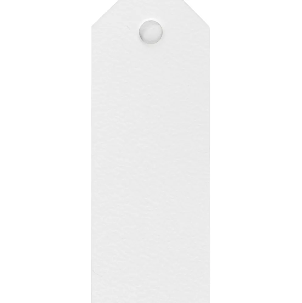 Manillamärken, stl. 3x8 cm, 220 g, vit, 20 st./ 1 förp.