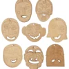 Masker att hänga upp, stl. 5,5-7 cm, tjocklek 4 mm, 24 st./ 1 förp.