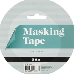 Maskeringstejp, B: 9 mm, 50 m/ 1 rl.