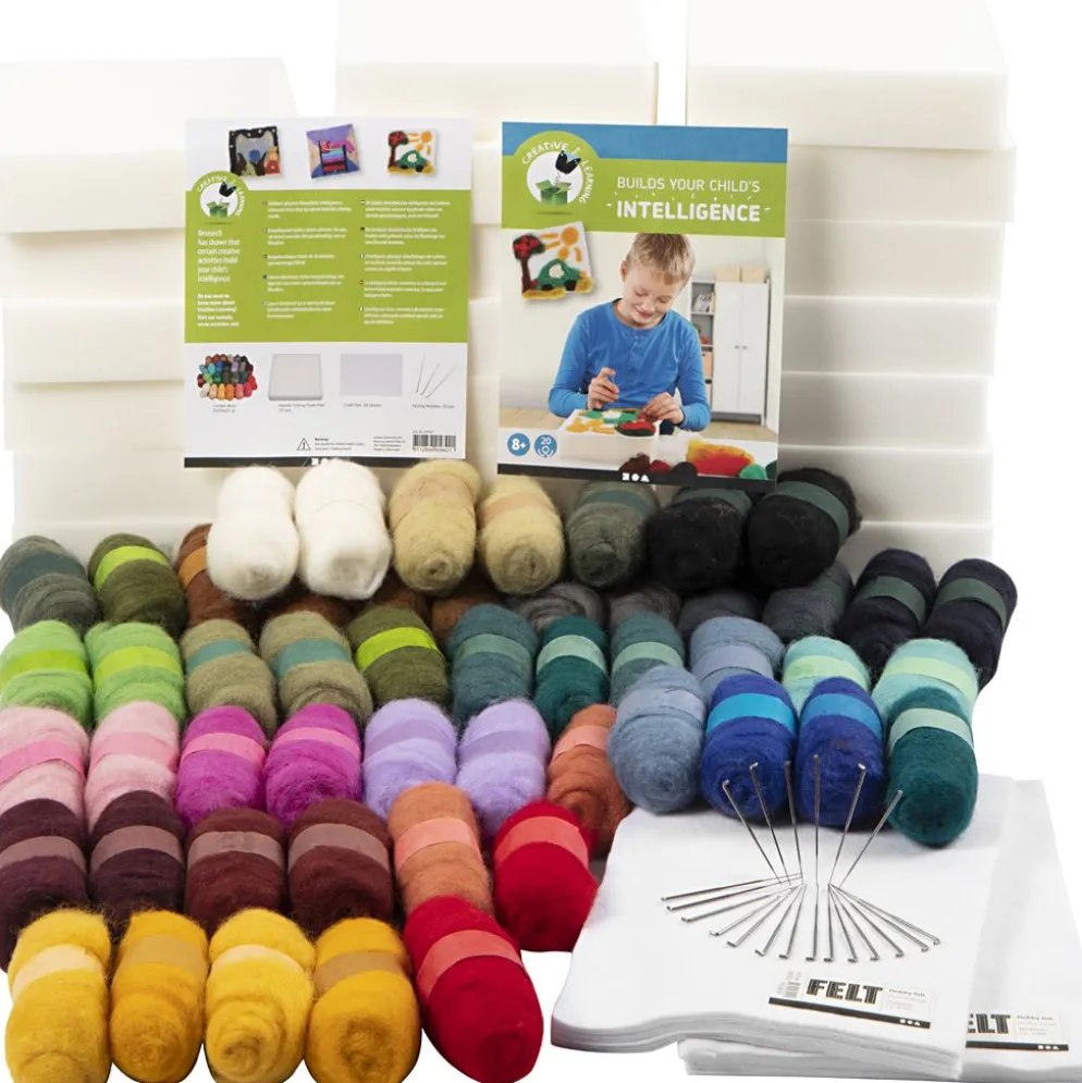 Materialset till Kreativ Inlärning, beige, 1 set