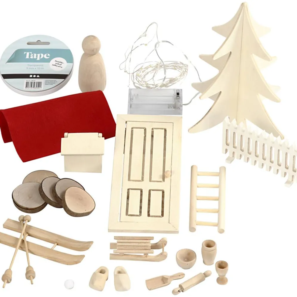 Materialset till nissens dörr, 1 set