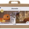 Maxi DIY Kit Dekoration, Spökhus, svart, ljusbrun, orange, 1 förp.