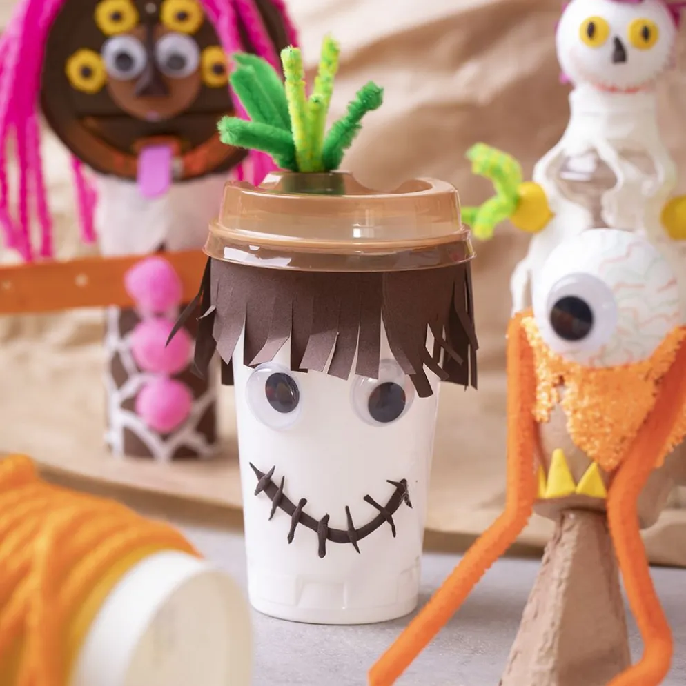 Maxi DIY Mix Roliga Monster, mixade färger, 1 förp.