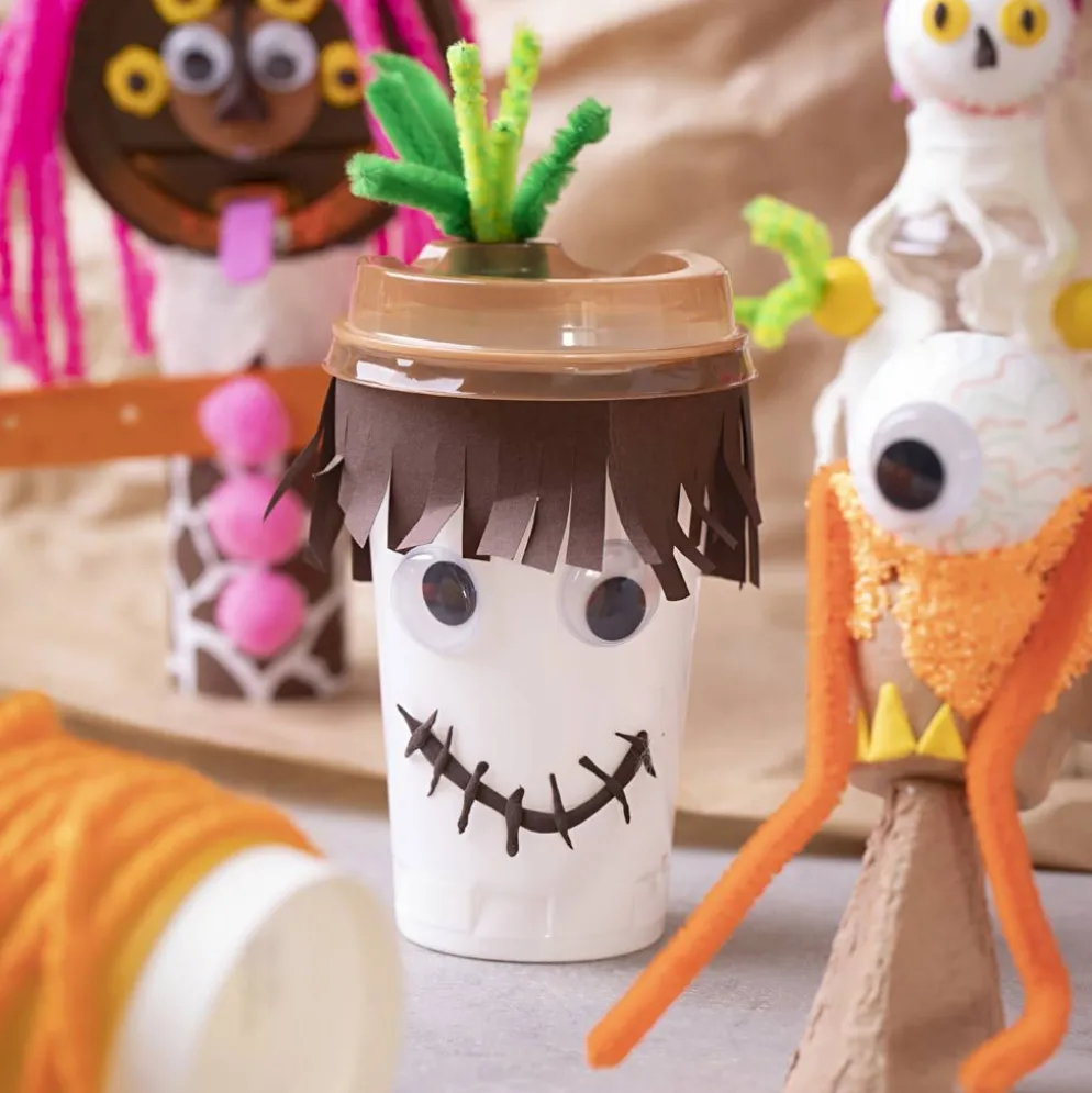 Maxi DIY Mix Roliga Monster, mixade färger, 1 förp.