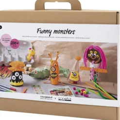 Maxi DIY Mix Roliga Monster, mixade färger, 1 förp.