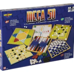 Mega 50 spelsamling, DK,NO,SE, 1 set