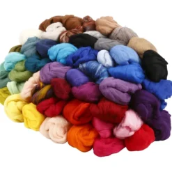 Merinoull, tjocklek 21 my, Innehållet kan variera , mixade färger, 20x20 g/ 1 förp.