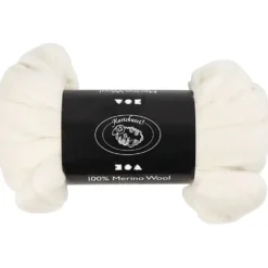 Merinoull, tjocklek 21 my, råvit, 100 g/ 1 förp.