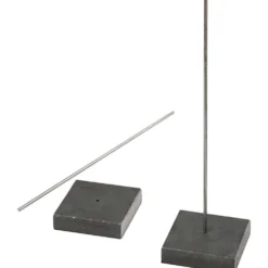 Metallfot, stl. 4x4x1 cm, Hålstl. 2 mm, 1 st.