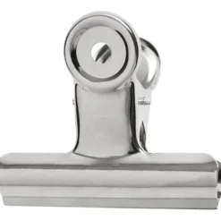 Metallklämma, B: 7,5 cm, silver, 6 st./ 1 förp.