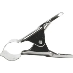 Metallklämma, B: 7,5 cm, silver, 6 st./ 1 förp.