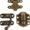 Minibeslag, stl. 16x19-19x29,5 mm, antikguld, 15 set/ 1 förp.