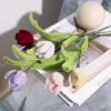 Mini DIY Kit Blommor av Piprensare, Tulpaner, mixade färger, 1 förp.