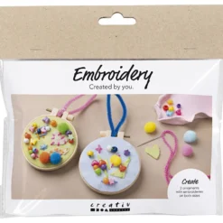 Mini DIY Kit Broderi, Fantasi, 1 förp.