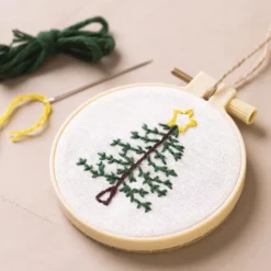 Mini DIY Kit Broderi, Julgran, 1 förp.