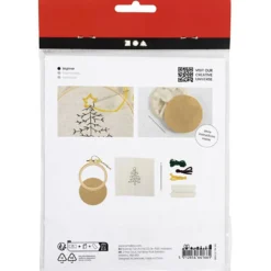 Mini DIY Kit Broderi, Julgran, 1 förp.