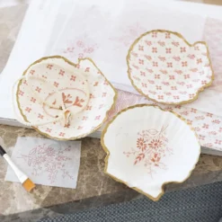 Mini DIY Kit Decoupage, Musselskal, softrosa, 1 förp.
