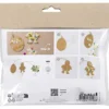 Mini DIY Kit Dekoration, Ägg och kyckling, svart, brun, vit, mixade färger, 1 förp.