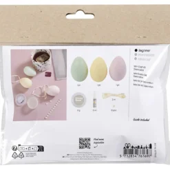 Mini DIY Kit Dekoration, Ägg, pastellfärger, 1 förp.