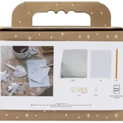 Mini DIY Kit Dekoration, Julpynt, silver metall, 1 förp.