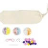 Mini DIY Kit Dekoration, Pennfodral, pastellfärger, 1 förp.