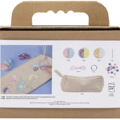 Mini DIY Kit Dekoration, Pennfodral, pastellfärger, 1 förp.