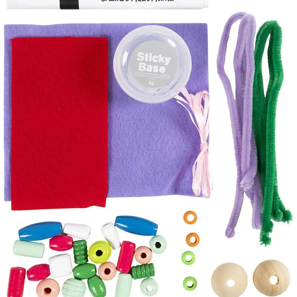 Mini DIY Kit Dekoration, Tomtenissar, mixade färger, 1 förp.